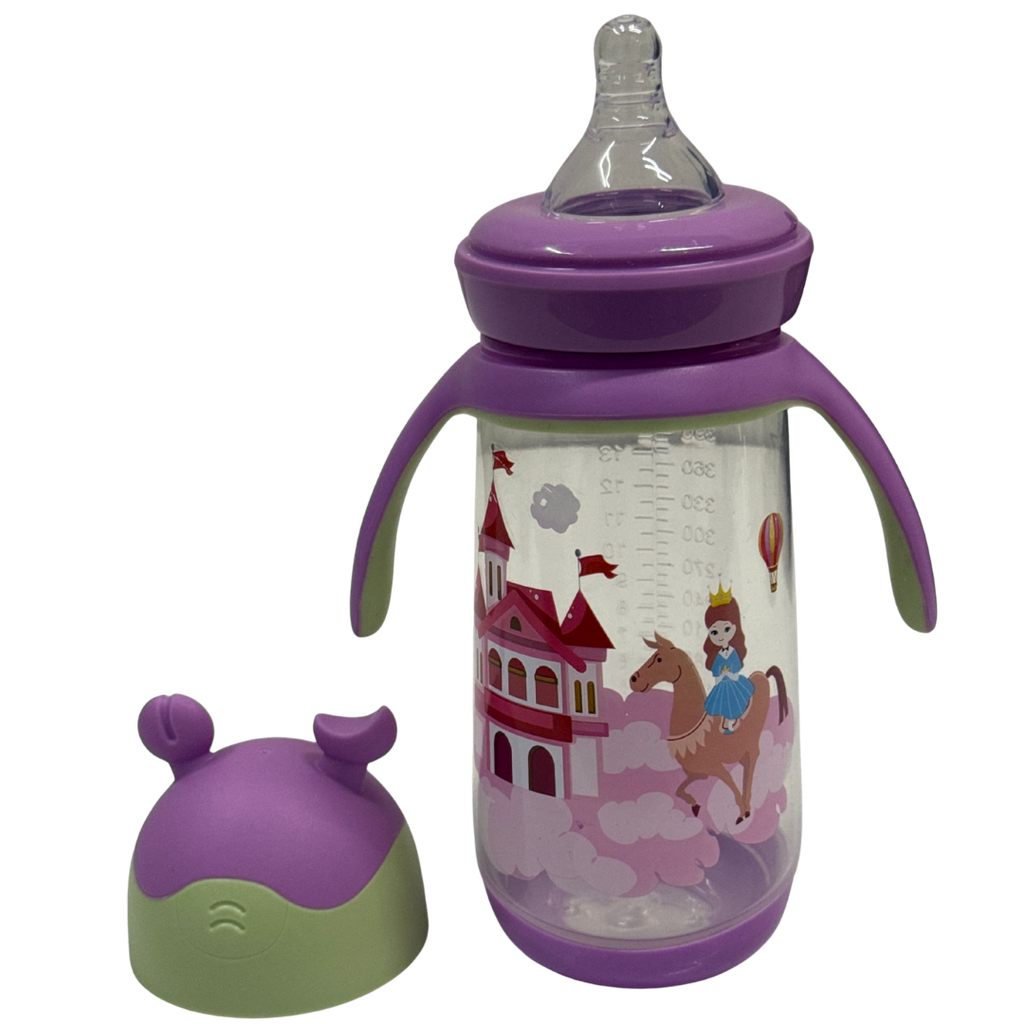 ACC Tetero 14onz Con Asas 2484 0m+ Castillo Rosado