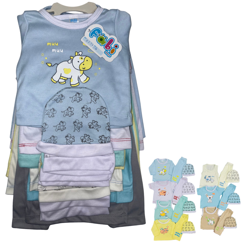 R0274 Semanario x21 Piezas Vaca Niño