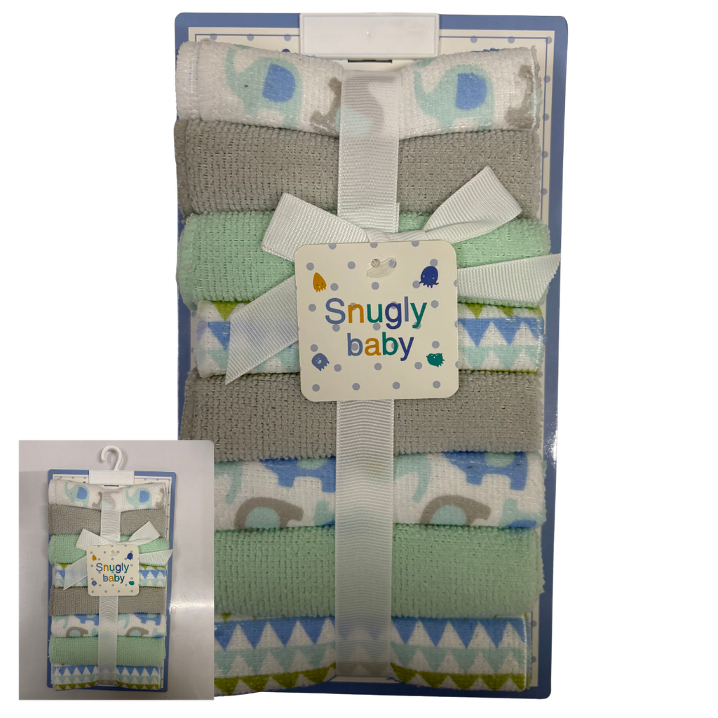 ACC Babitas BA051 x8 Unidades 9x9cm Elefante Verde/Azul