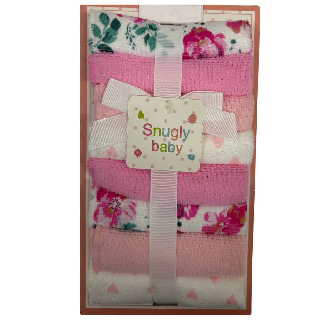 ACC Babitas BA051 x8 Unidades 9x9cm Flores Rosado