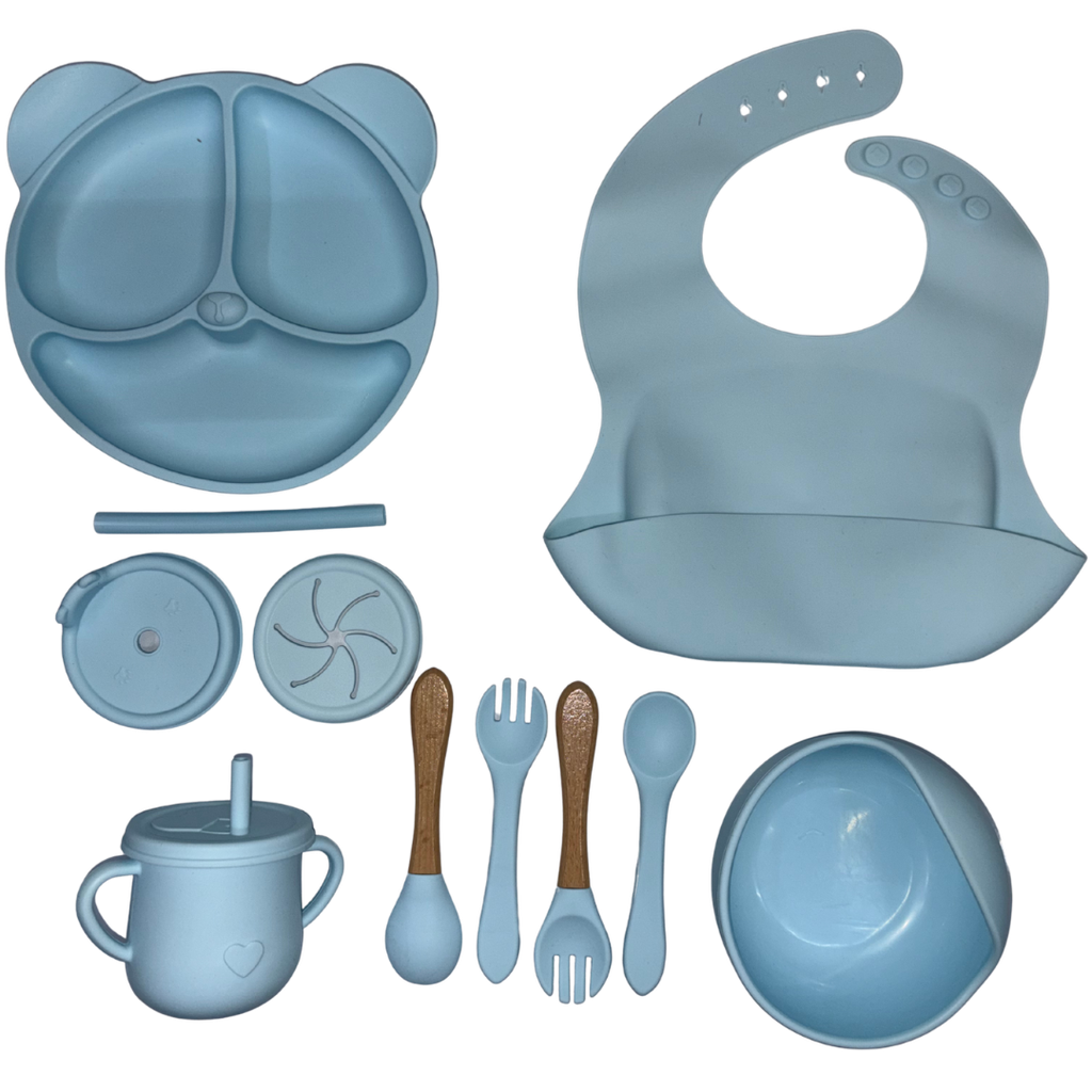 ACC Vajilla de Silicona Only GJTZ12 Oso Azul