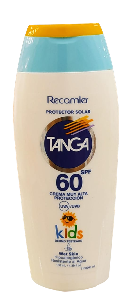 Bloqueador Baby Tanga KIDS SPF60 *130ml