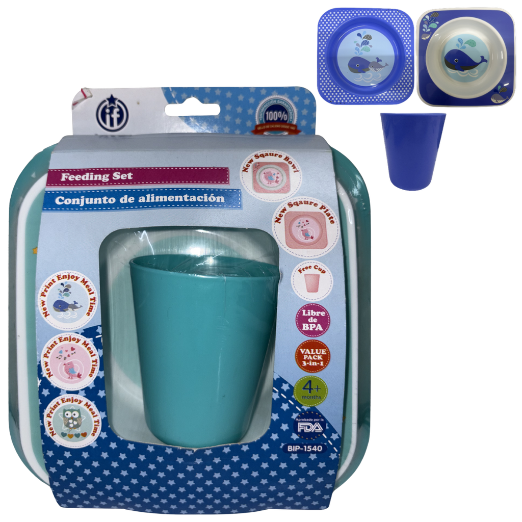 ACC Set de Alimentación x3 Piezas BIP1540 Azul
