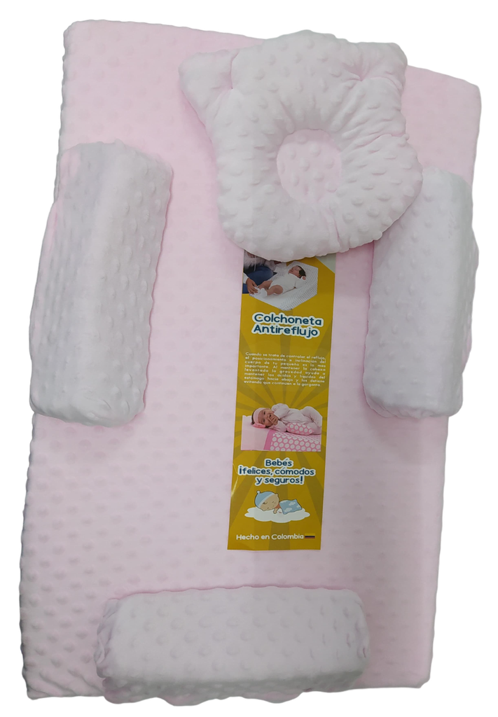ACC Colchoneta Antirreflujo MC Extra Suave Rosada 75x50cm