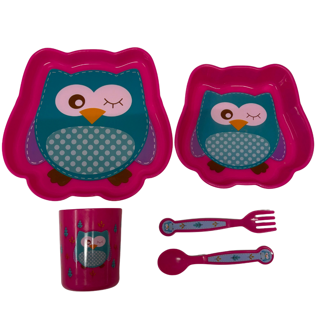 ACC Vajilla 5 Piezas BIP2046 Fucsia Niña