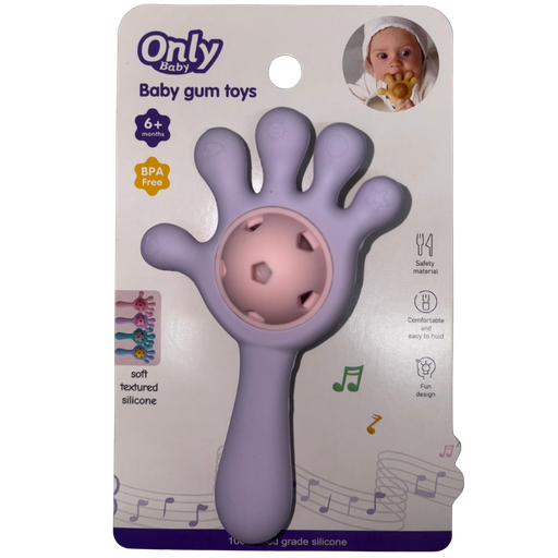 [4452] ACC Sonajero con Mordedor 6m+ 2468 Lila