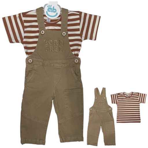 [4838] R8029 Braga Born Free (Línea Premium) Niño Marron Talla: 6-9