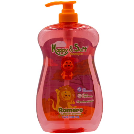 [5017] Shampoo Happy Soft Rojo Romero 1000ml