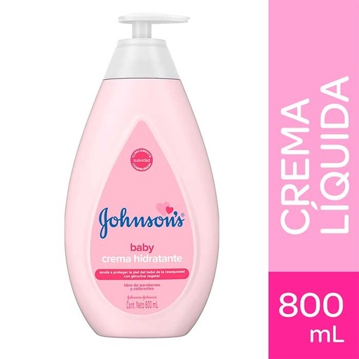 [217] Crema Liquida Johnsons Baby Original 800ml