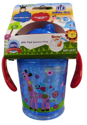 [812] ACC Vaso Pitillo BIP1037 Azul Jirafa