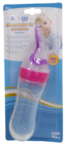 [1058] ACC Tetero Cuchara 19222 Morado/Fucsia