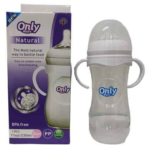 [979] ACC Tetero ONLY 11onz Transparente A1 Con Asas