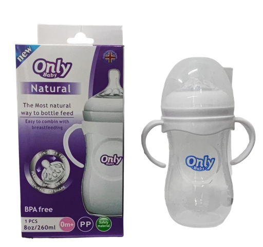 [993] ACC Tetero ONLY 8onz A2 Con Asas Transparente