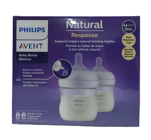 [1765] ACC Tetero Avent Natural 4onz 0m+ x2 Unidades