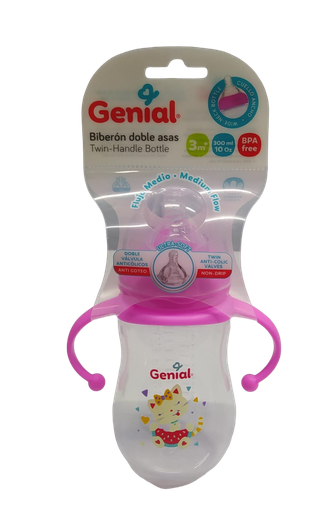 [1778] ACC Tetero 10onz GNBX8208C162 Rosado Gata