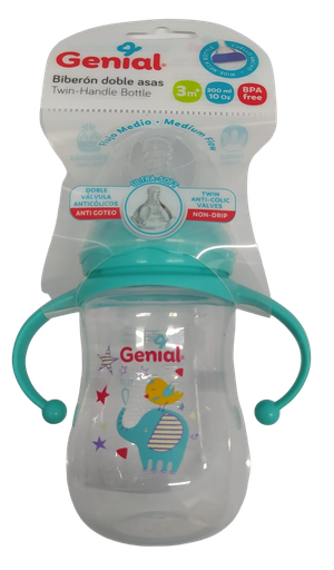 [1851] ACC Tetero 10onz GNBX8208C162 AGUAMARINA Elefante