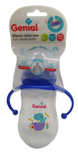 [1852] ACC Tetero 10onz GNBX8208C162 Azul Dinosaurio