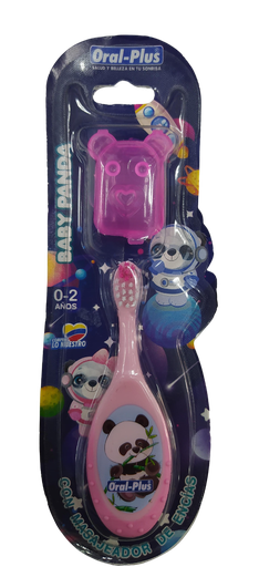 [2534] ACC Cepillo Panda Rosado 0-2 años  - Oral Plus