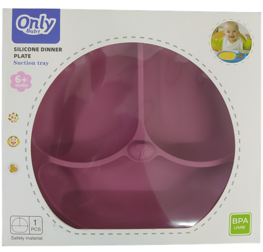 [3123] ACC Plato de Silicona 2443 Morado