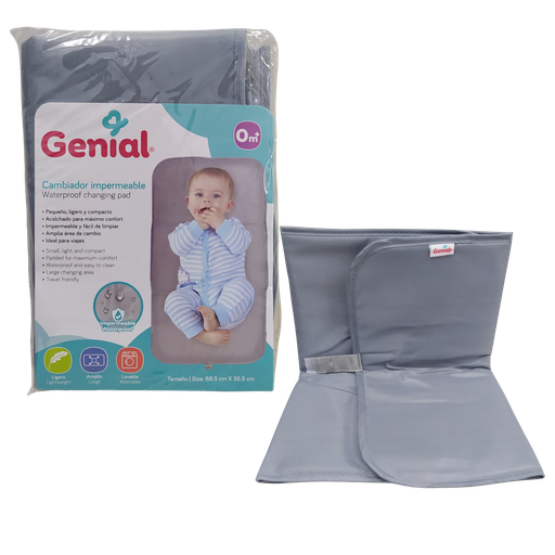 [3244] ACC Cambiador Impermeable GNHJ01 Gris 68x35cm