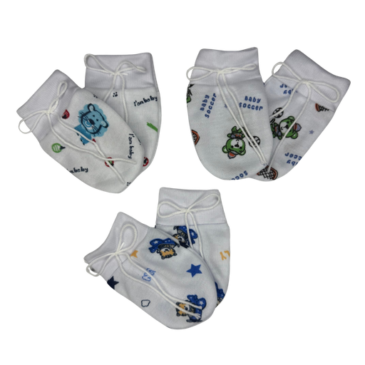 [3332] R308 Mitones x3 Unidades Colores Surtidos Niño