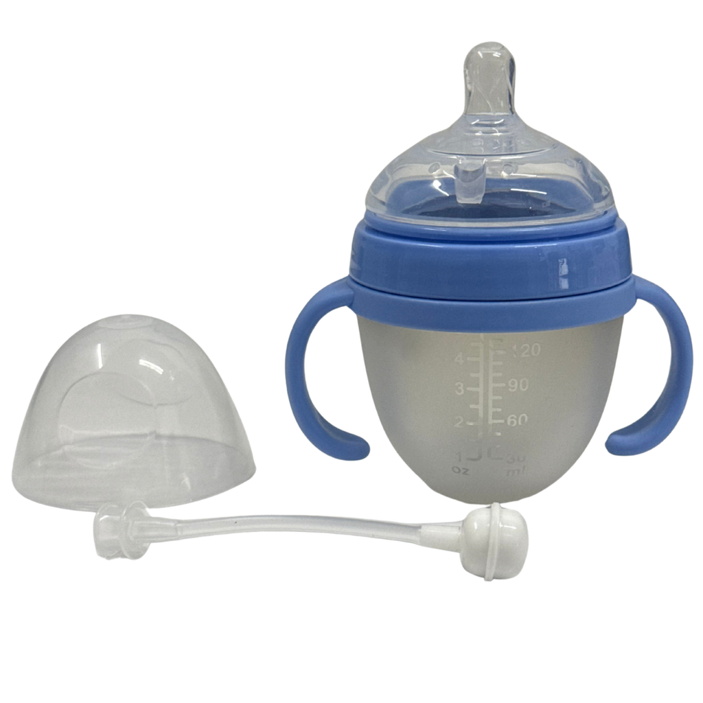 ACC Tetero de Silicona Valvula Antireflujo 2373 5onz Azul