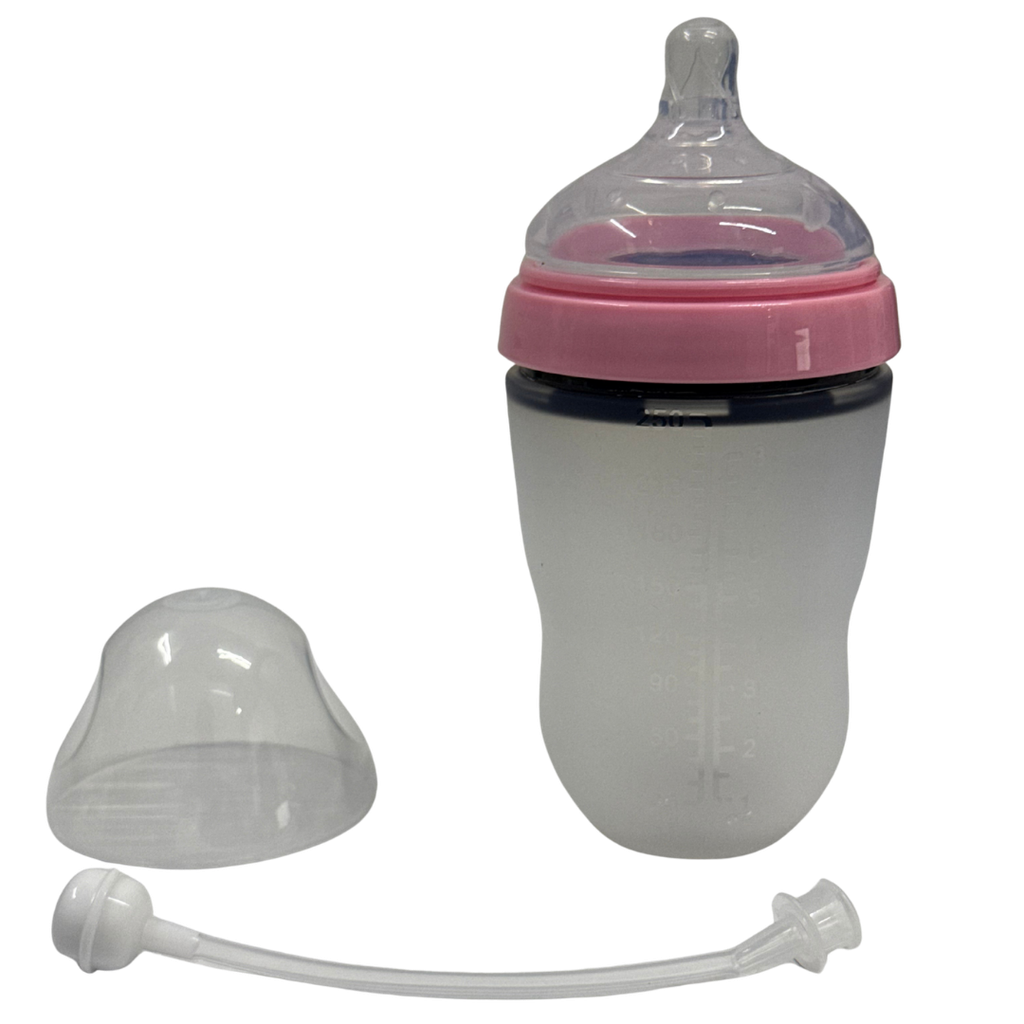 ACC Tetero de Silicona Valvula Antireflujo 239 8onz Rosado