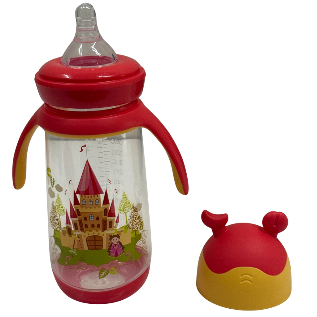 ACC Tetero 14onz Con Asas 2484 0m+ Castillo Naranja