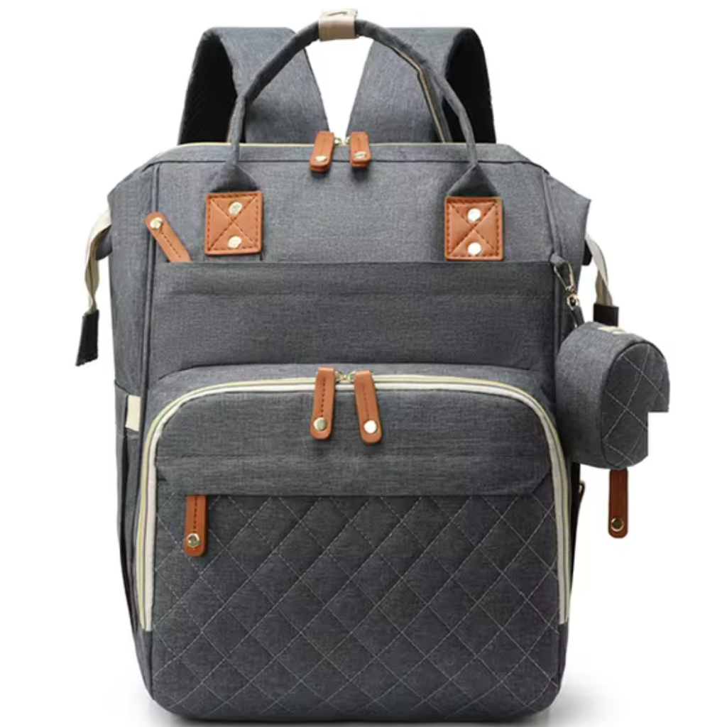[3859] ACC Pañalera con monedero 9010 Gris