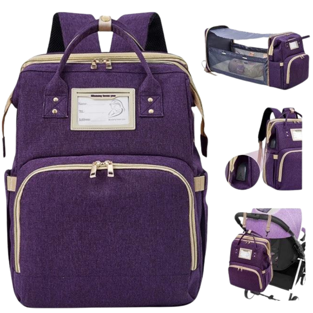 ACC Pañalera con cambiador 1085 Morado