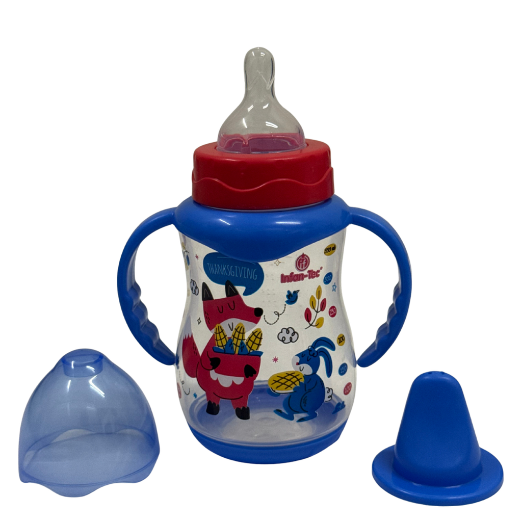 [3879] ACC Tetero 12onz BIP1364 Niño Zorro Azul
