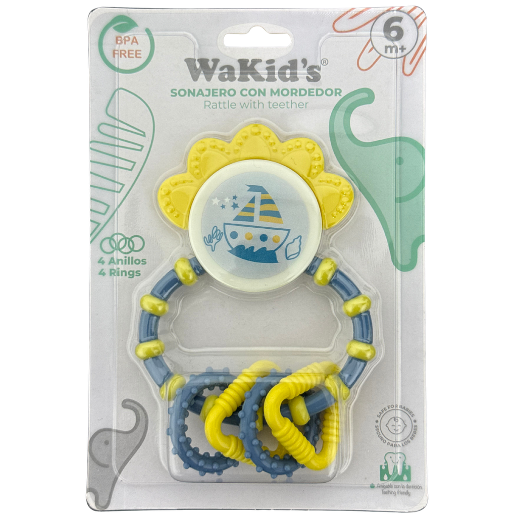 ACC Sonajero con Mordedor 6m+ A77765 Barco Azul