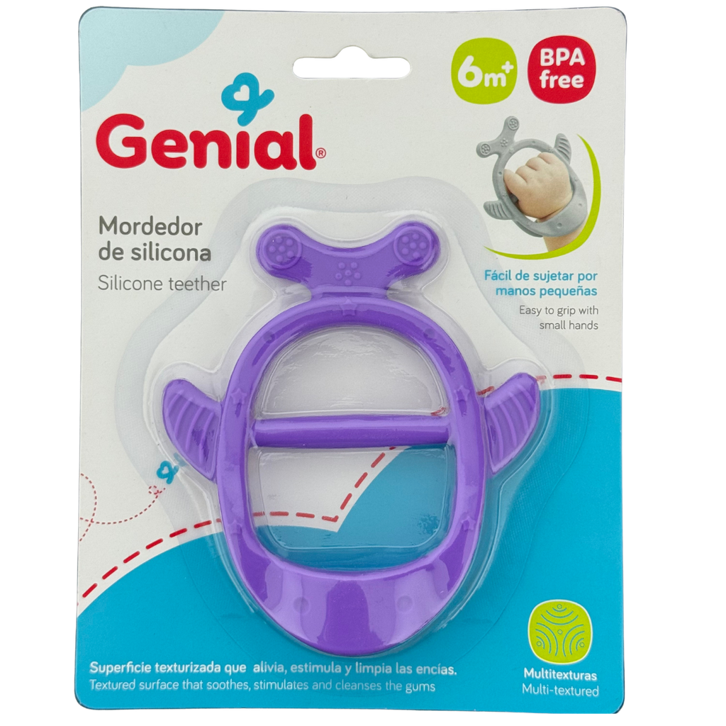 ACC Mordedor de Silicona 6m+ GNST298B Morado