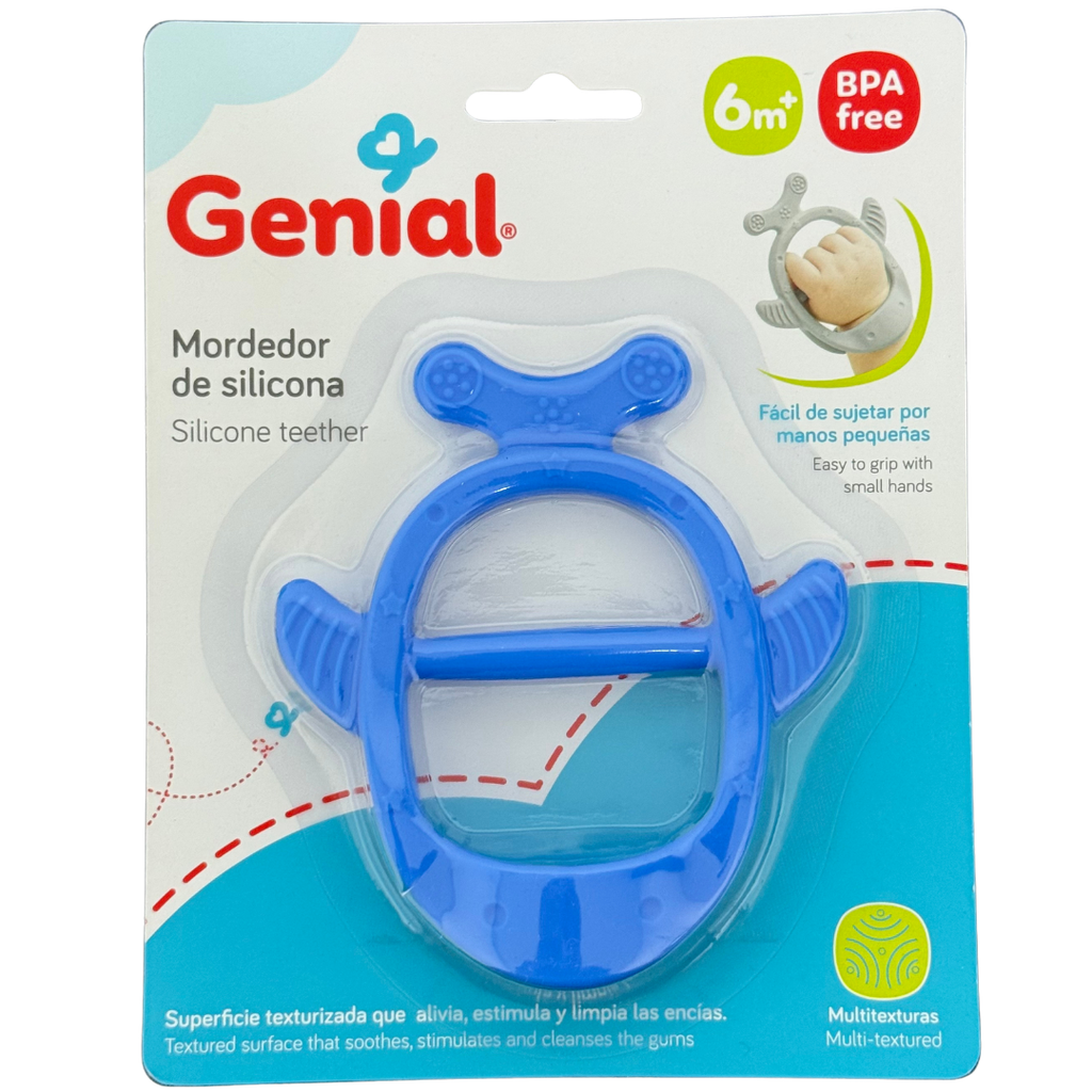 ACC Mordedor de Silicona 6m+ GNST298B Azul