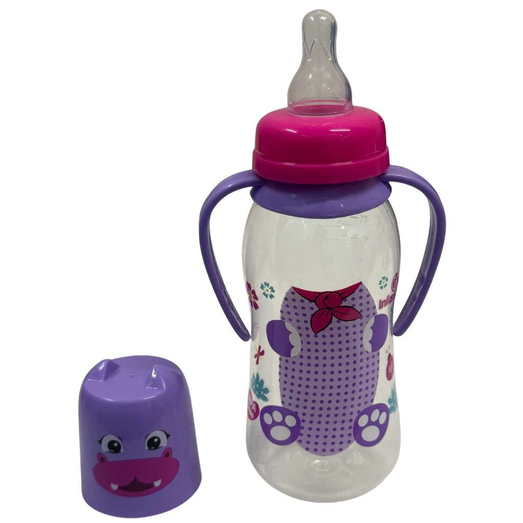 ACC Tetero 12onz BIP1504 3+ Hipopotamo Morado
