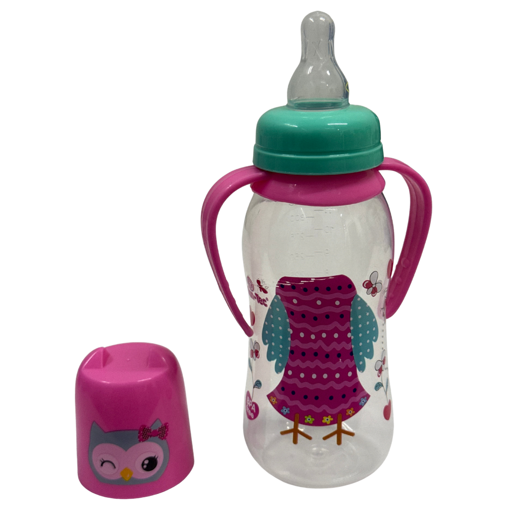 ACC Tetero 12onz BIP1504 3+ Buho Rosado