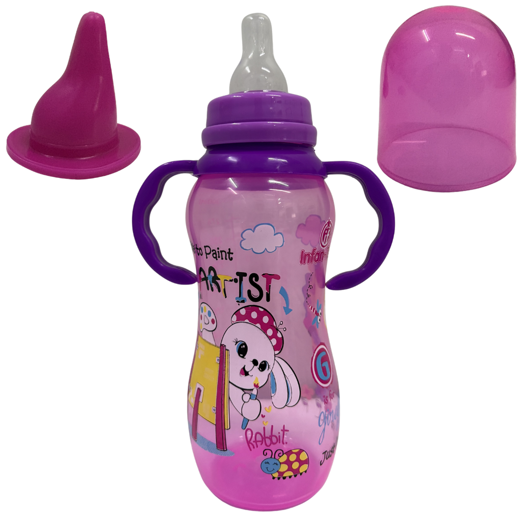 ACC Tetero 10onz BIP1244 3+ Coneja Fucsia