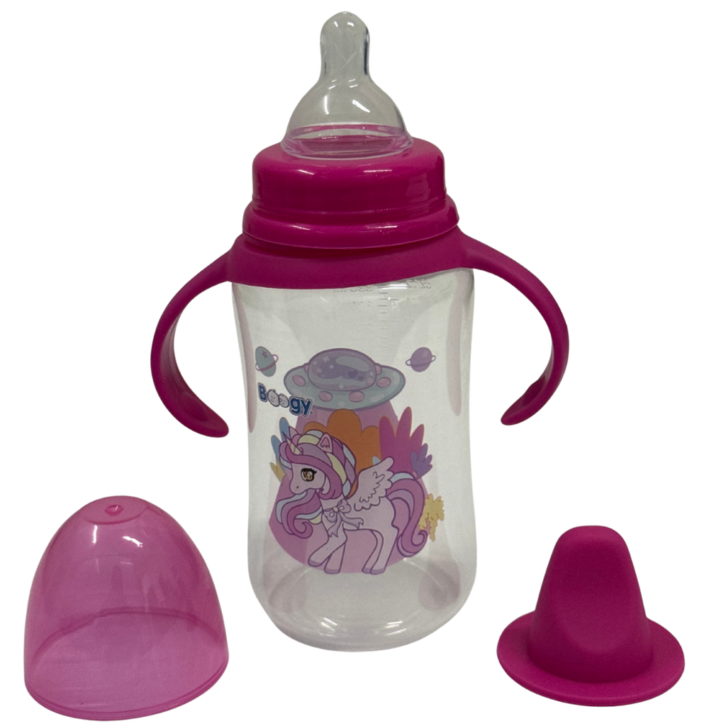 ACC Tetero 12onz 33563 6+ Unicornio Fucsia