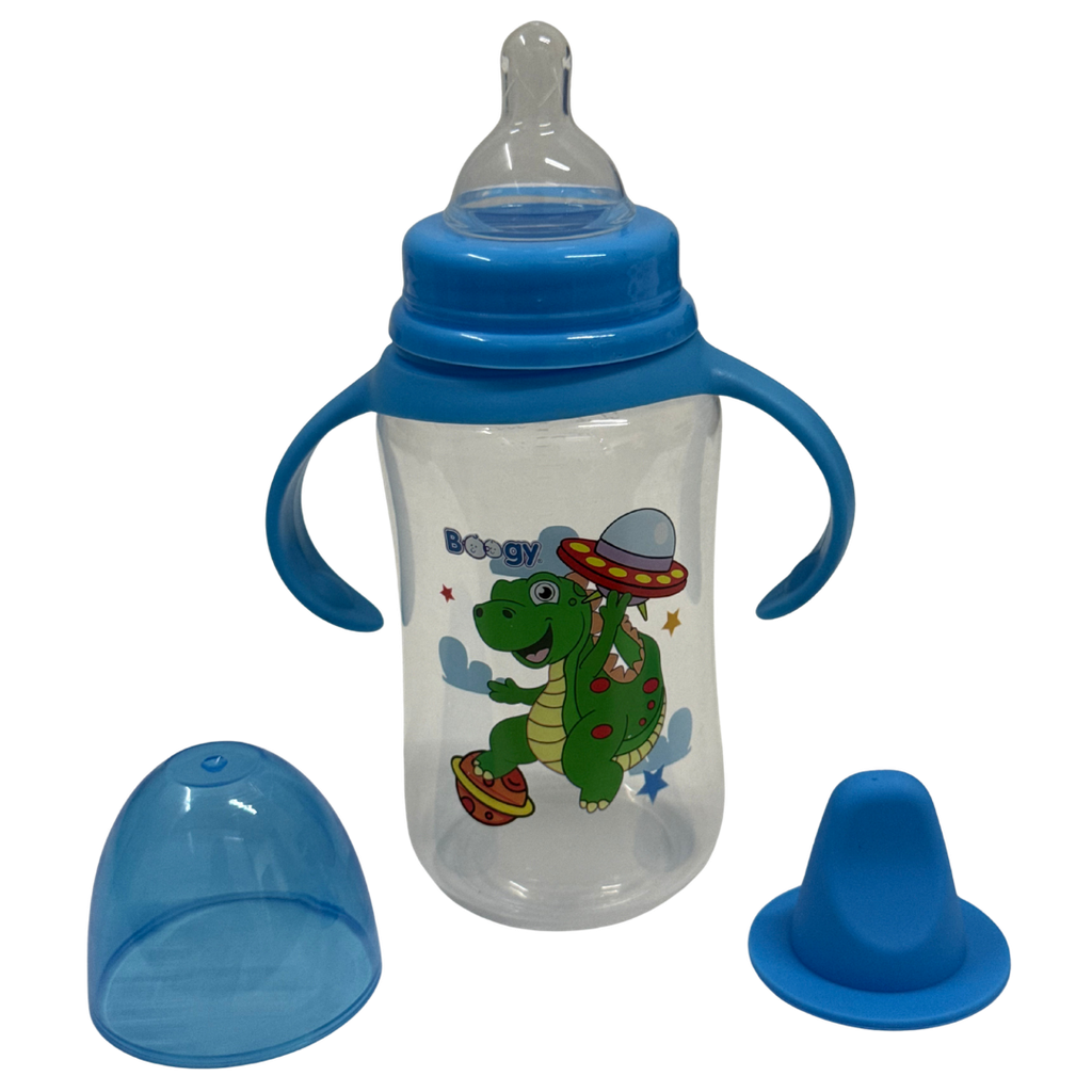 ACC Tetero 12onz 33563 6+ Dinosaurio Azul