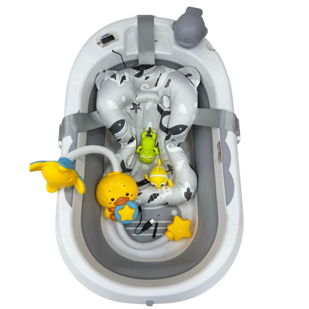 ACC Bañera plegable + ducha Pilas BTM970 Gris