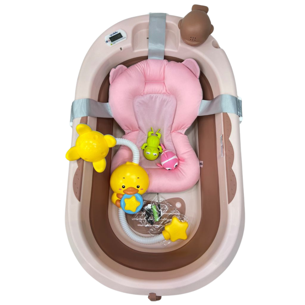 ACC Bañera plegable + ducha Pilas BTM960 Rosada