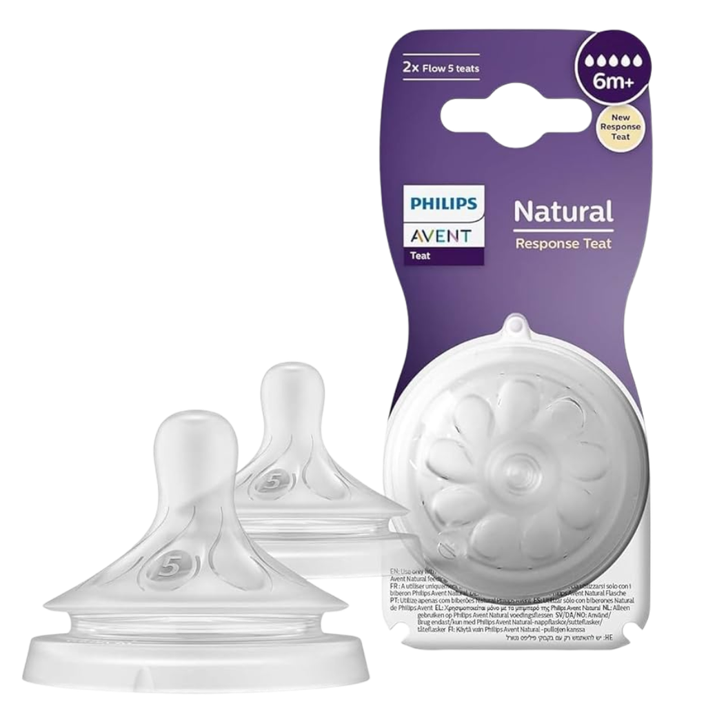 ACC Chupo Repuesto AVENT Natural SCY965-02 6+ x2 Unid Flujo #5
