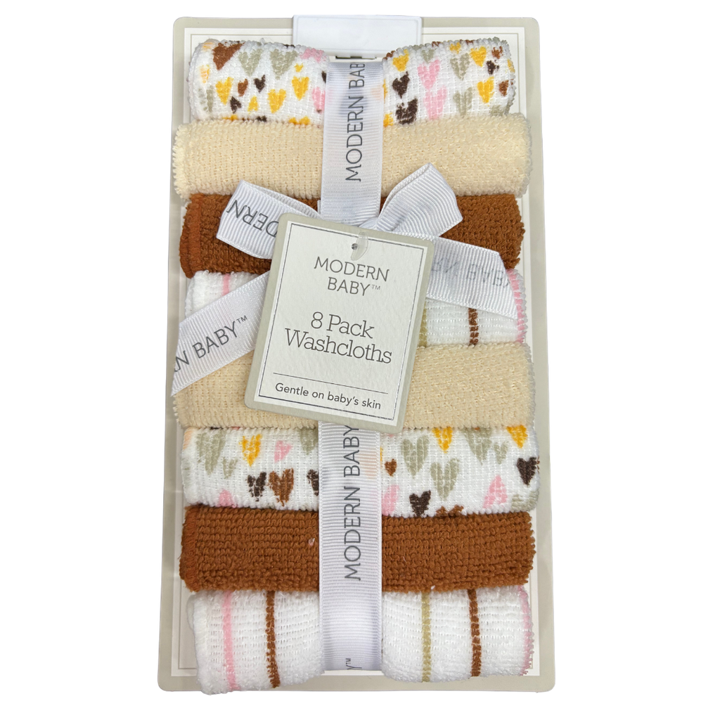 [4055] ACC Babitas BA050 x8 Unidades 9x9cm Corazon Beige/Marron