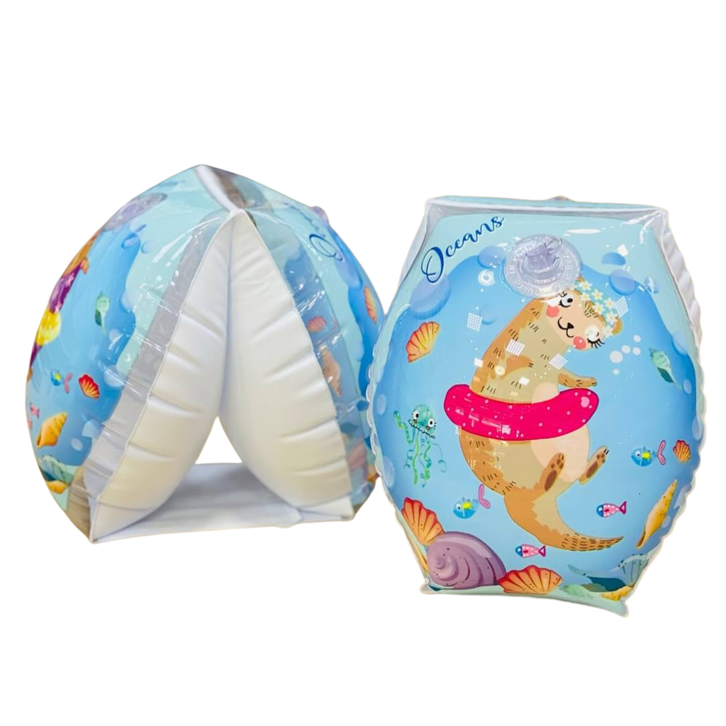 [4131] ACC Anillo Flotador de Brazo GOH173 Nutria Azul 22cm