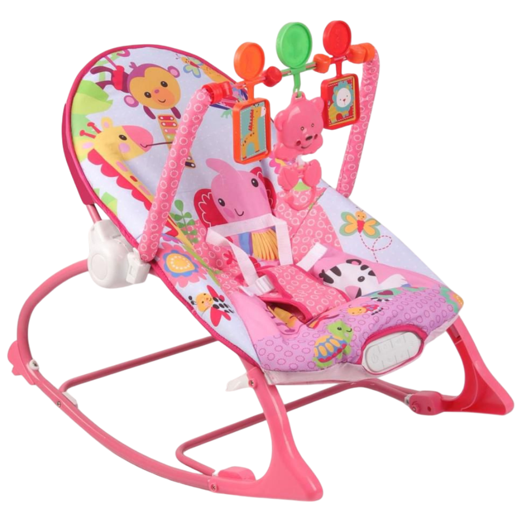 ACC Silla Mecedora Vibradora Musical NG403 Rosado