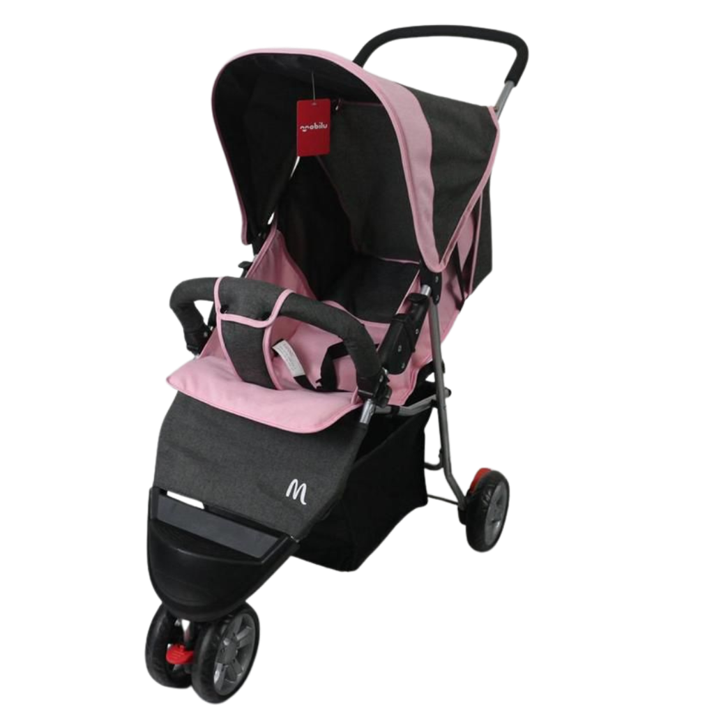 ACC Coche Paseador 3 Llantas LIFE2 Rosado