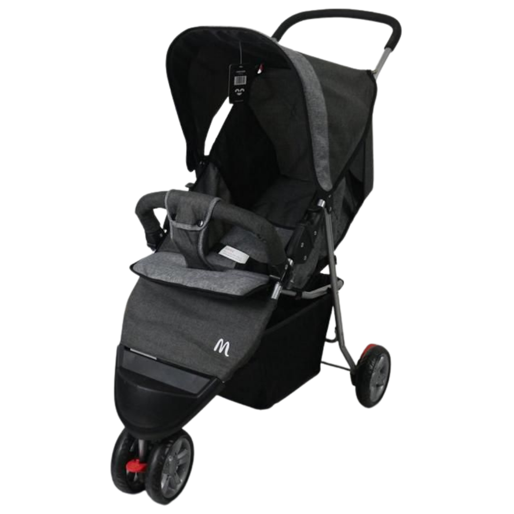 ACC Coche Paseador 3 Llantas LIFE3 Gris