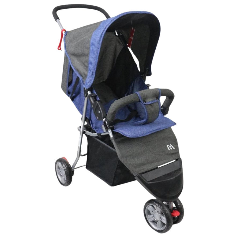 [4215] ACC Coche Paseador 3 Llantas LIFE6 Azul