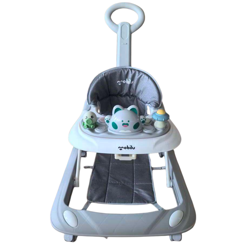 ACC Andadera Caminador Posapies MBW005 Gato Gris/Salmon