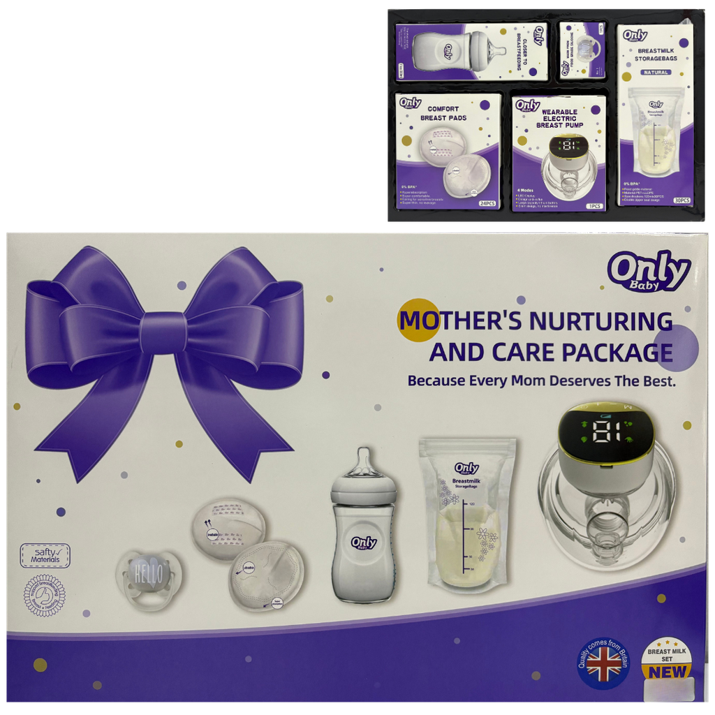 ACC Set Lactancia Materna Electrico Only x5 Piezas 2549 Blanco